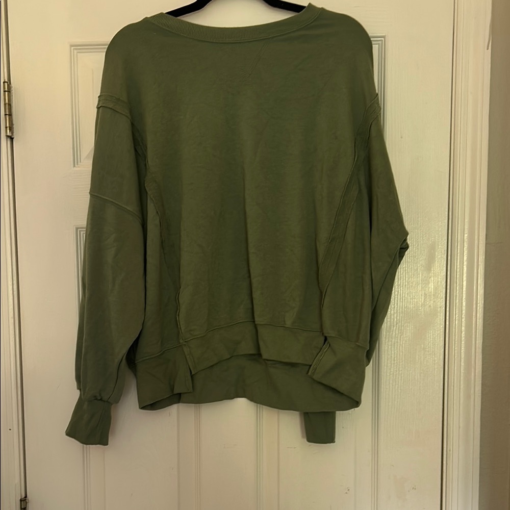 Olive Green Women's Sweatshirt